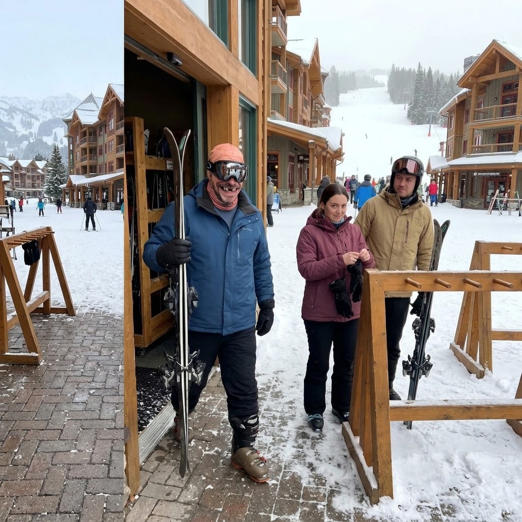 🎿Funny Old Man Ski Mask – The Ultimate Slope Prank
