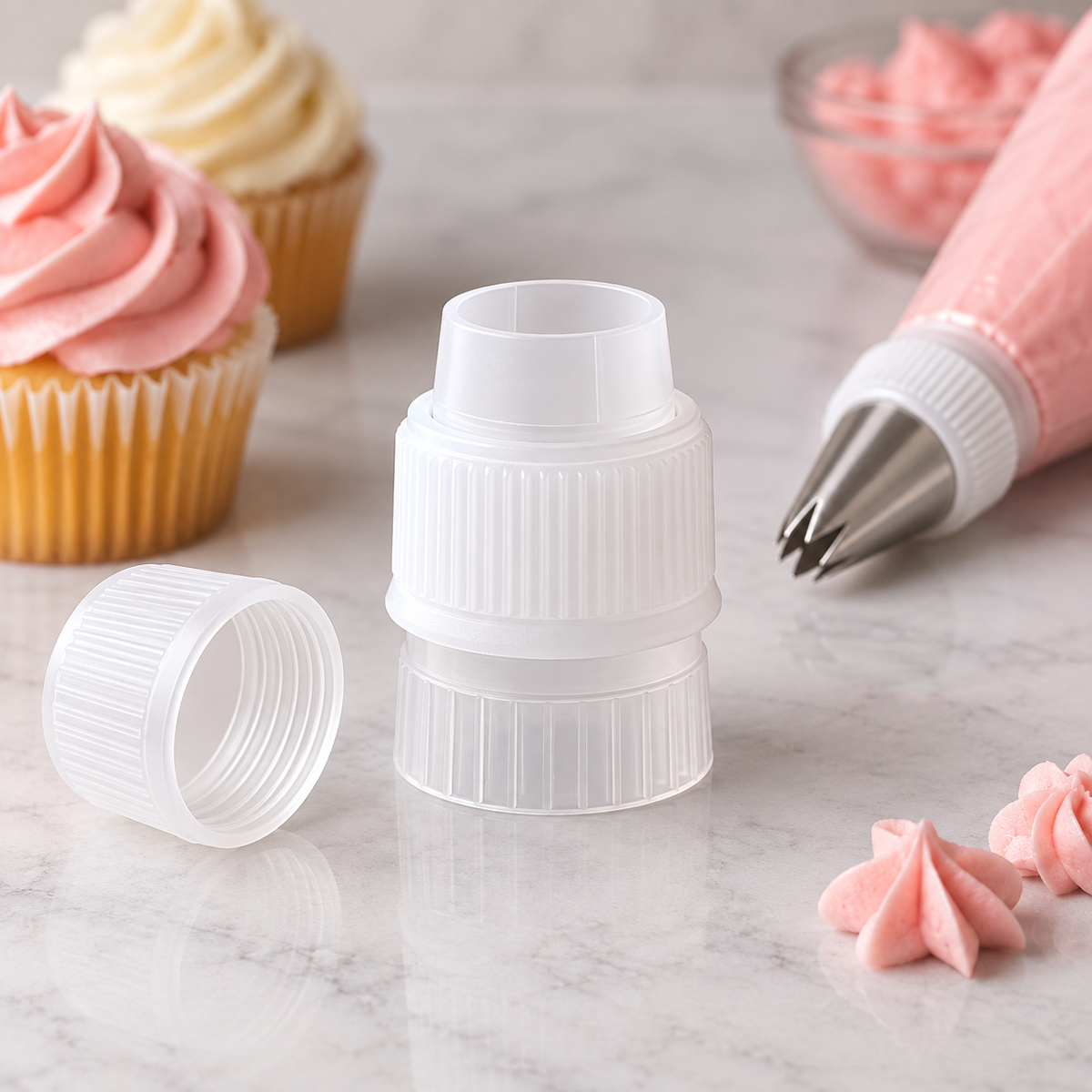 Steepzavo Piping Tip Coupler Set