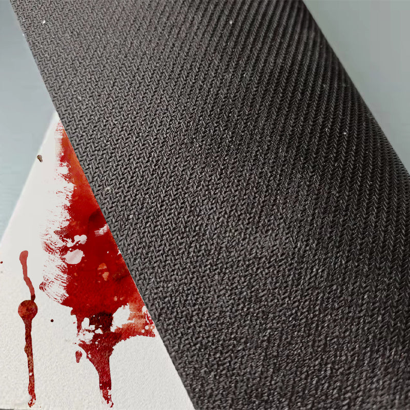Water-Activated Horror Mat backing and material detail