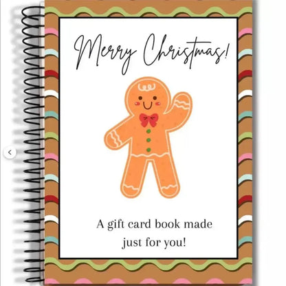 Christmas Gift Card Book