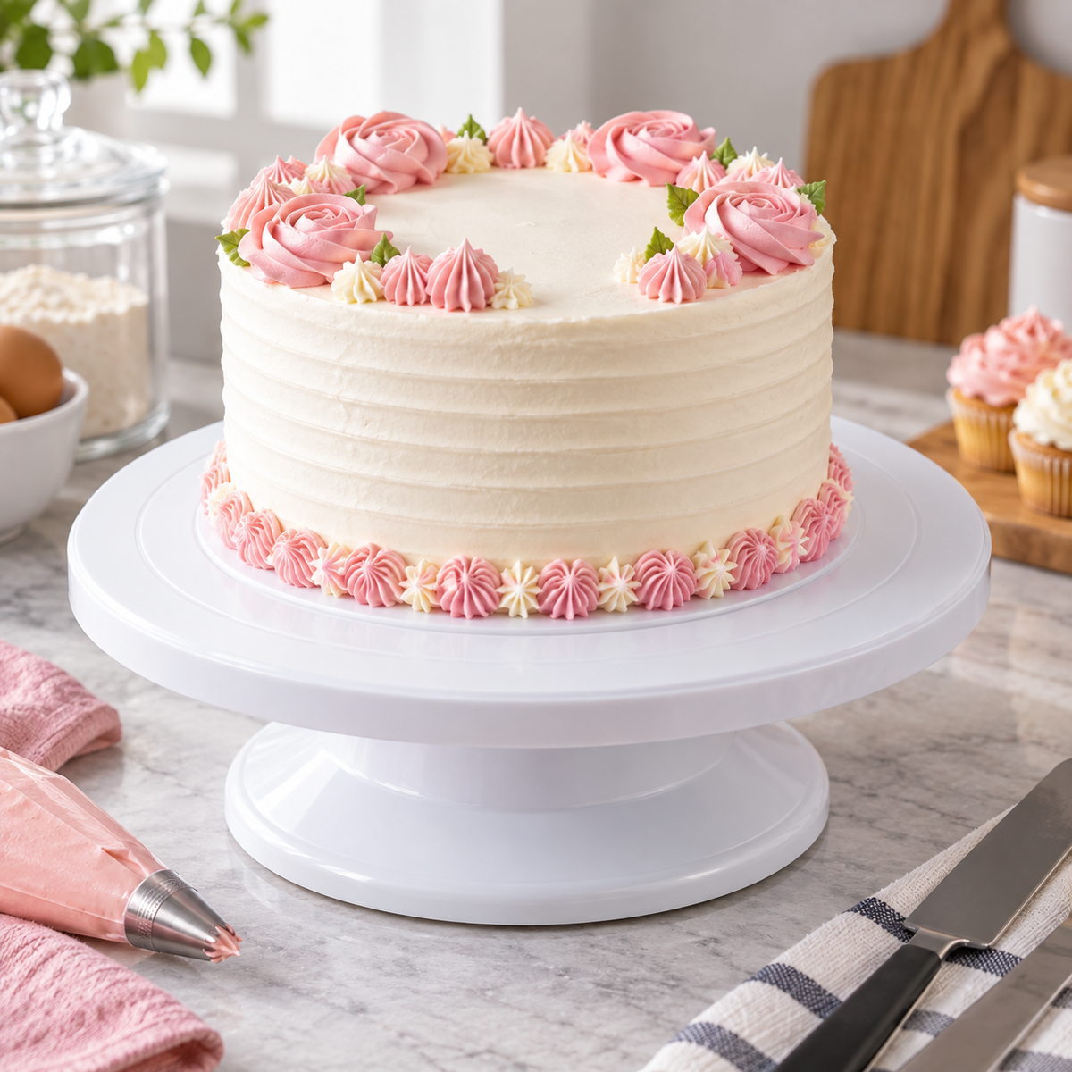Steepzavo Cake Decorating Turntable