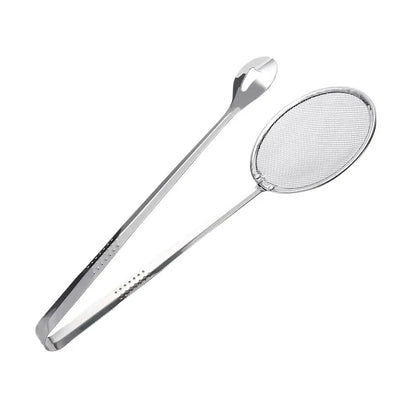 2‑in‑1 Oil‑Frying Filter Clip, Kitchen Food Strainer Tongs for Fried Food 🍳